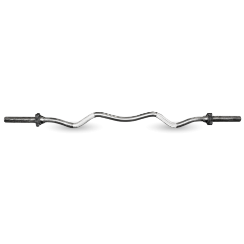 Гриф W-образный хромированный с резьбой, 47 см