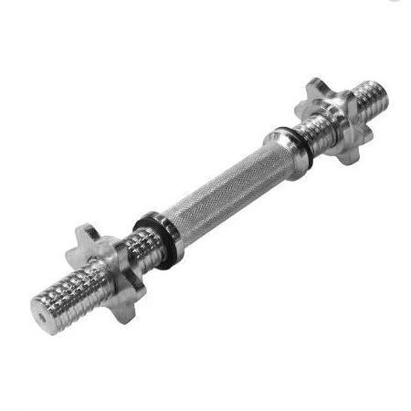 Хромированный гриф для гантелей с надежным захватом