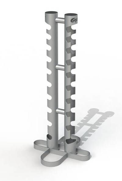 Стойка для гантелей PTP 562 на 10 комплектов, металлическая