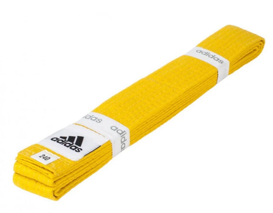Пояс для кимоно adib220p club color belt polybag pack yellow