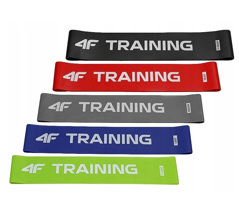 Эластичные ленты для упражнений, 5 уровней нагрузки