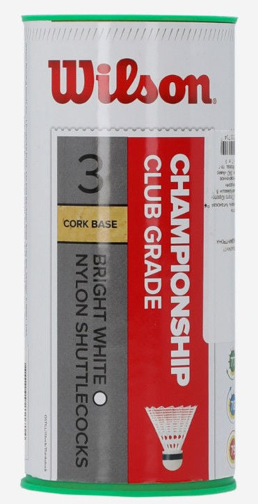 Волан Wilson для бадминтона, 3 шт. Тренировки и игра