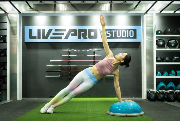 Балансировочная полусфера Livepro Bosu для развития баланса