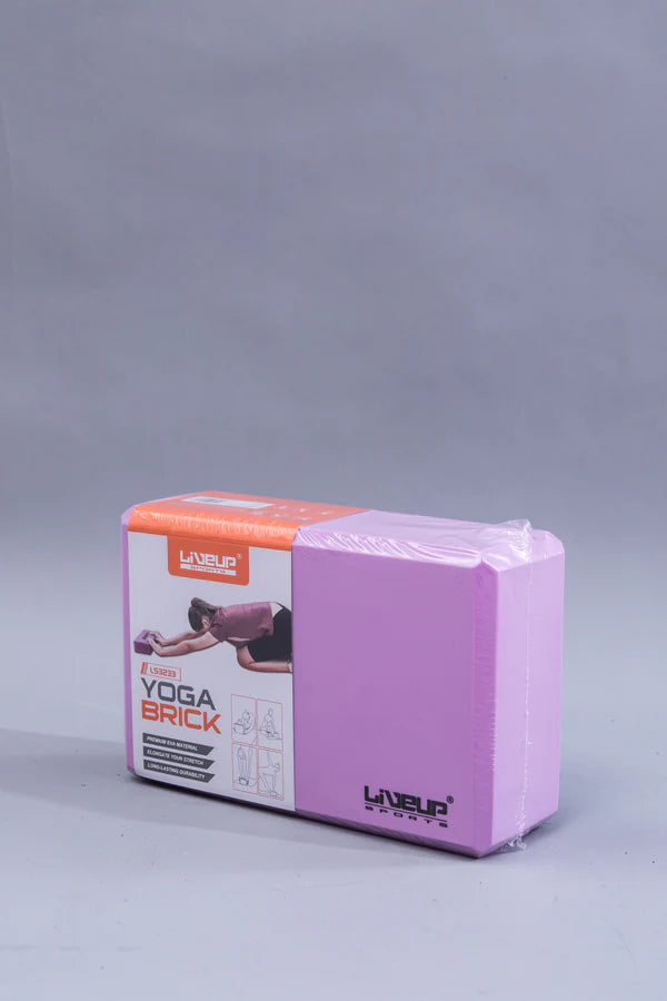 Блок для йоги LiveUp LS3233, надежная опора для занятий