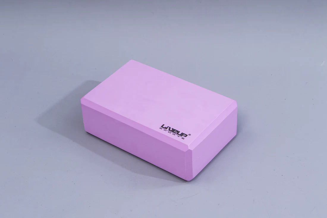 Блок для йоги LiveUp LS3233, надежная опора для занятий