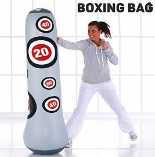 Груша надувная для отработки ударов, двухкамерная 160 см