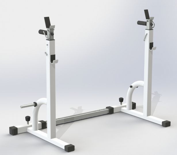 Стойки регулируемые универсальные для упражнений со штангой