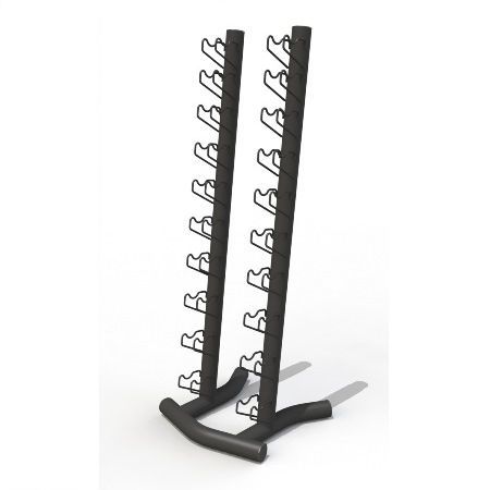 Стойка для гантелей на 10 комплектов PTP 566, металлическая