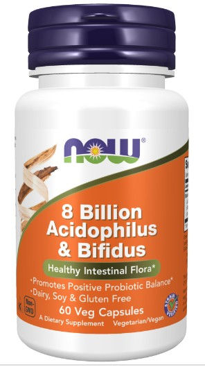 NOW Acidophilus комплекс для нормализации микрофлоры кишечника
