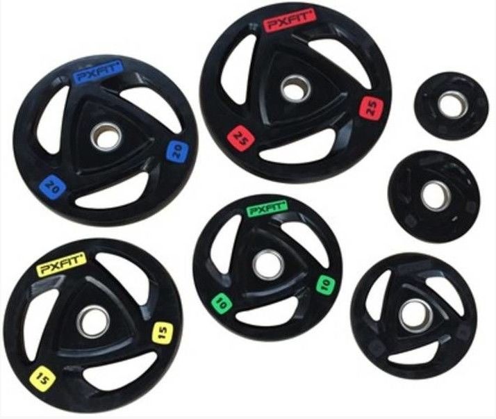 Прорезиненный диск для штанги 1.25 кг PX-Sport