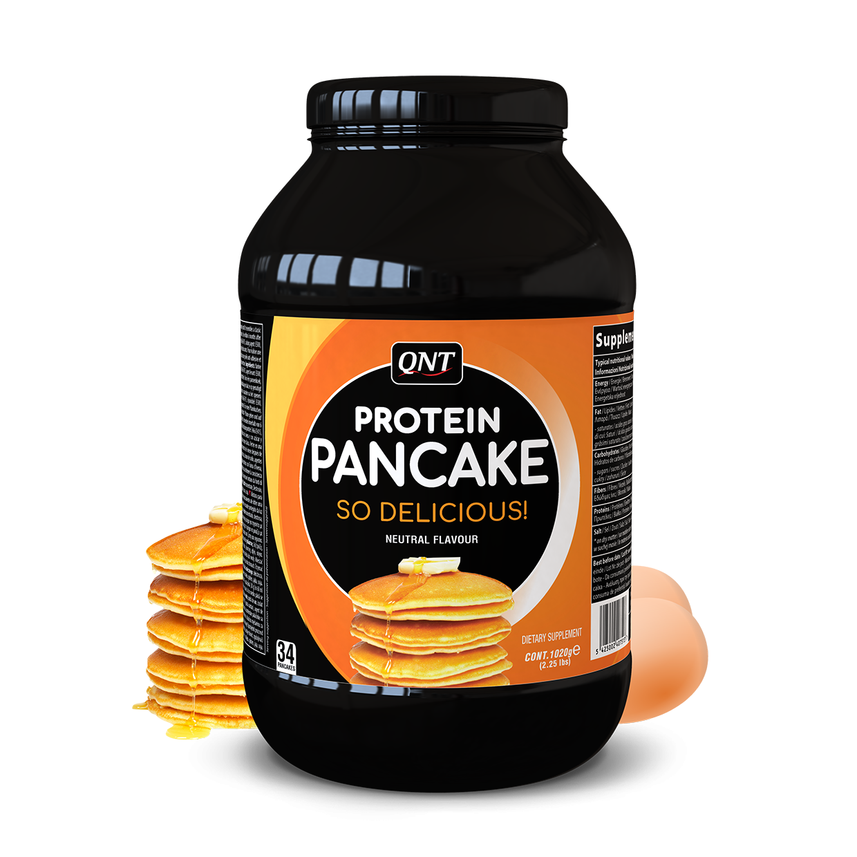 Протеиновые блины QNT PROTEIN PANCAKE, источник белка