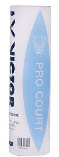 Перьевые воланы Pro Court для тренировок, 6 штук