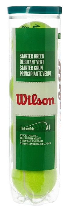 Мячи теннисные WILSON Starter Green для юношей 11-16 лет