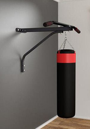 Настенный турник с подвеской для боксерского мешка