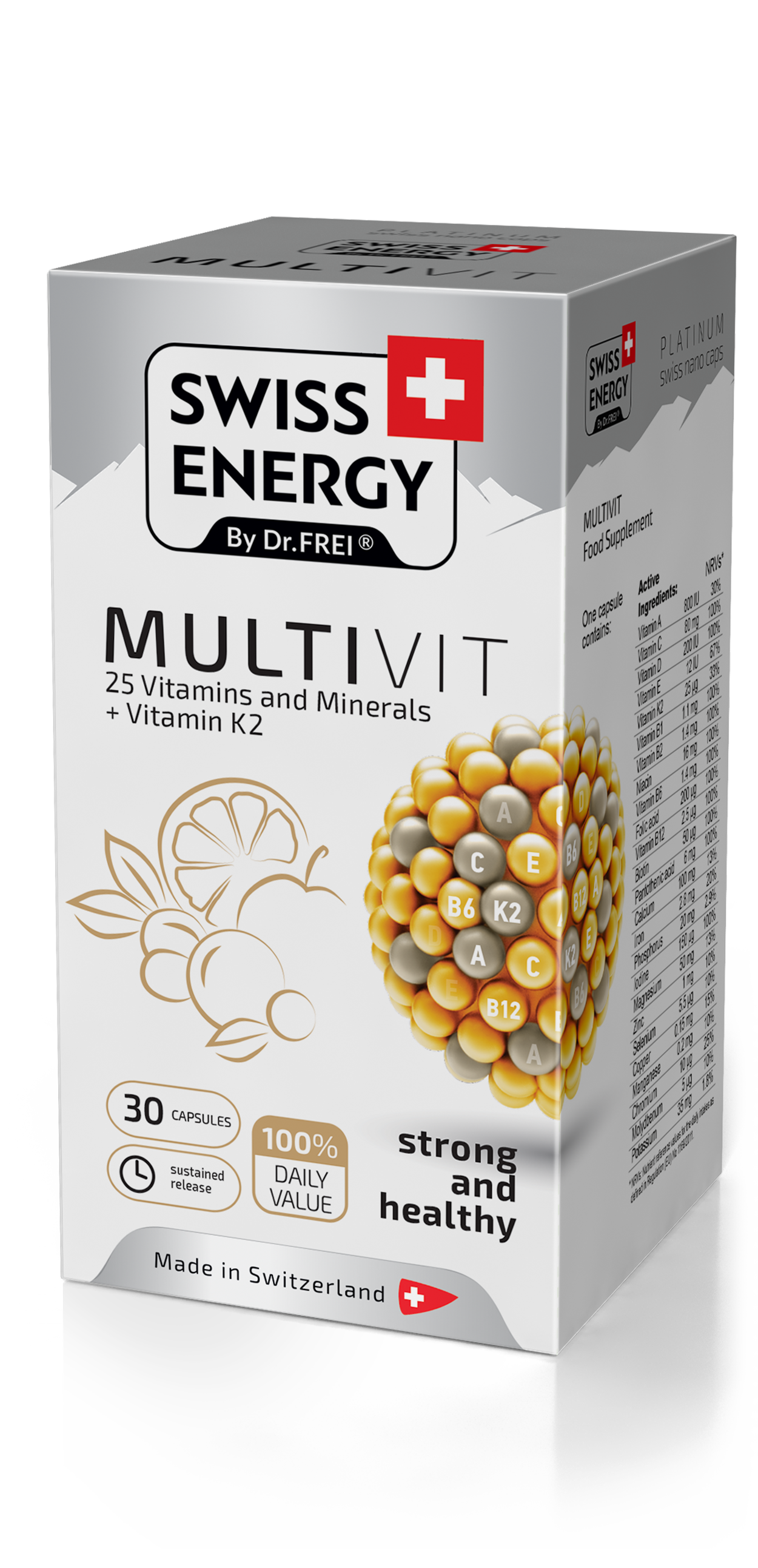 Swiss Energy MultiVit, витамины для здоровья и иммунитета