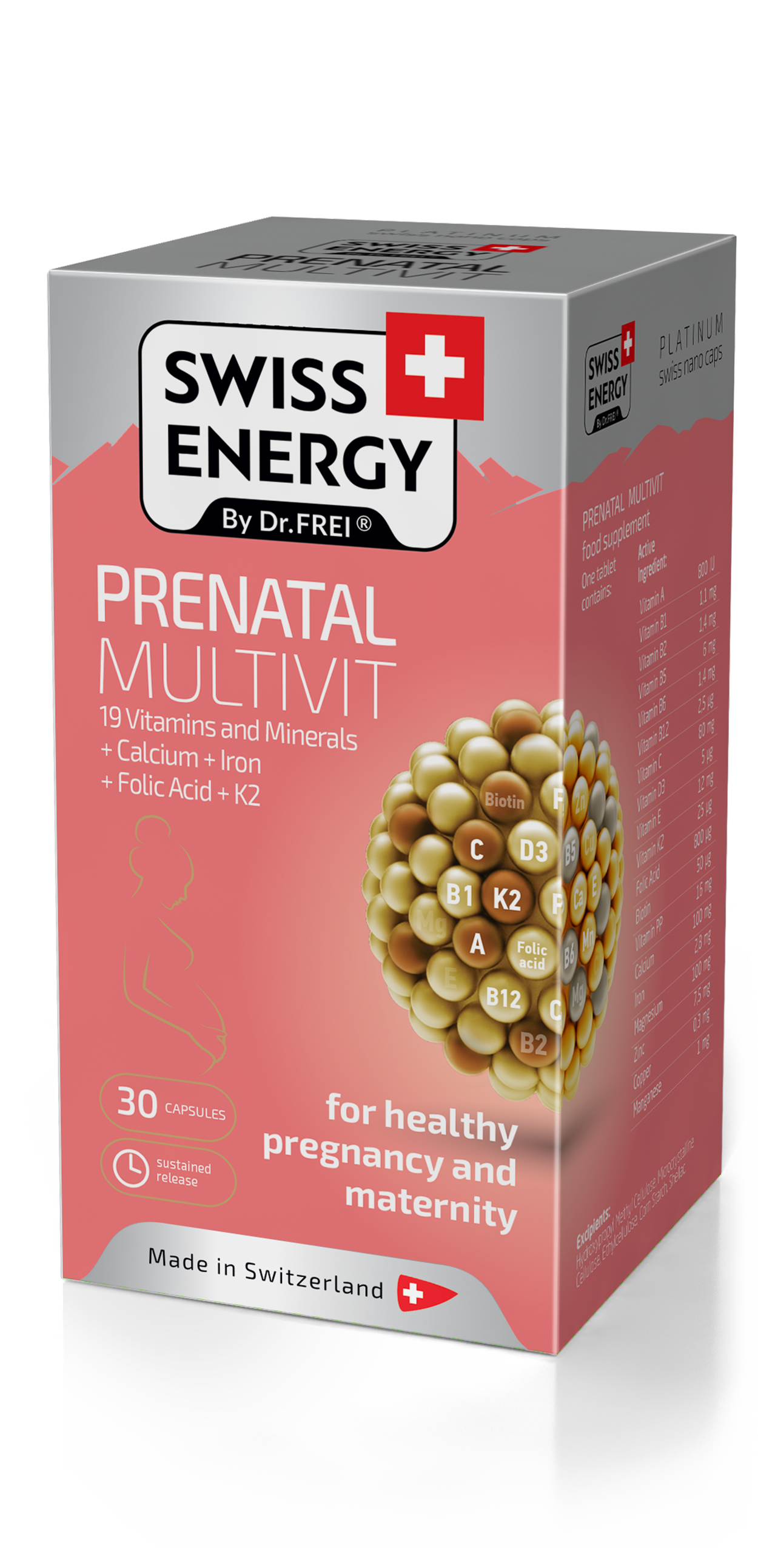 Swiss energy prenatal 30 capsule