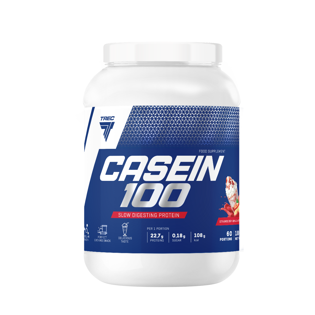 CASEIN 100 протеин для длительного усвоения и роста мышц