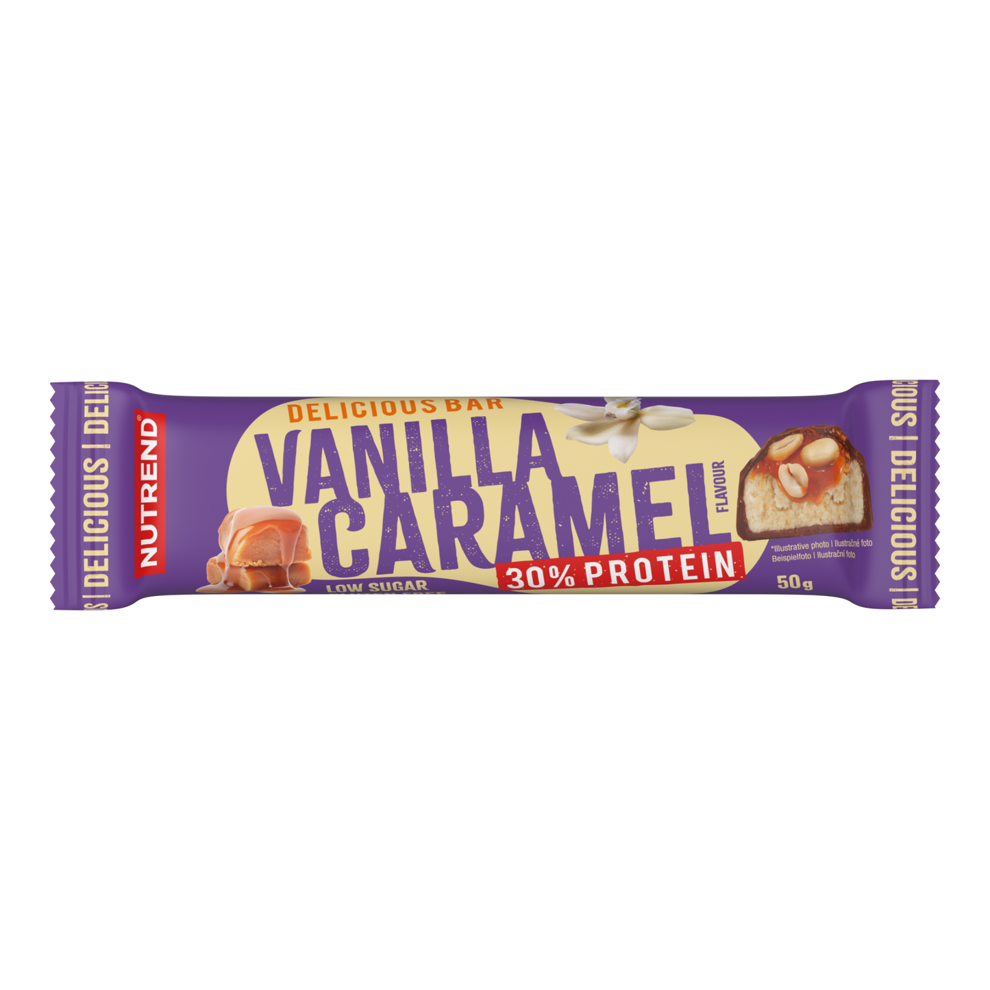 Протеиновый батончик с карамелью и арахисом, 15 г белка