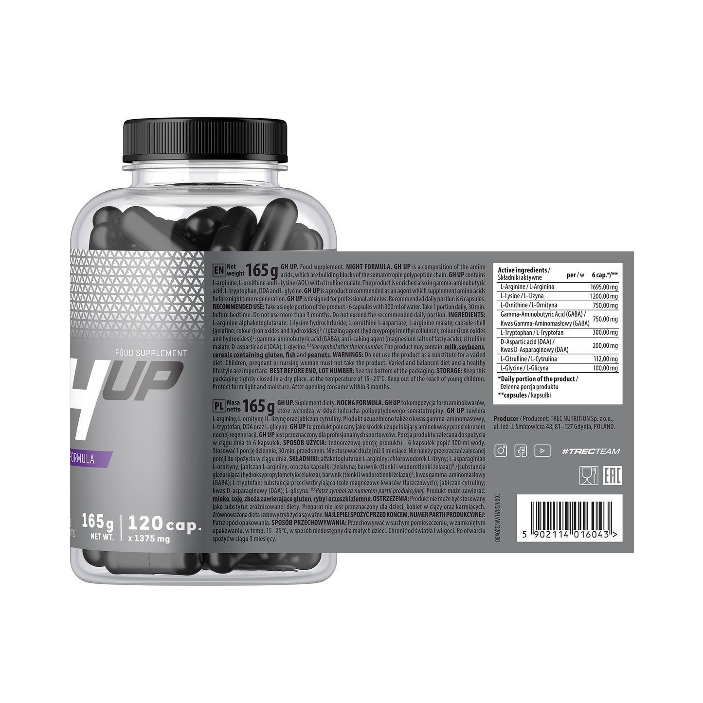 GH UP, натуральный стимулятор гормона роста для спортсменов