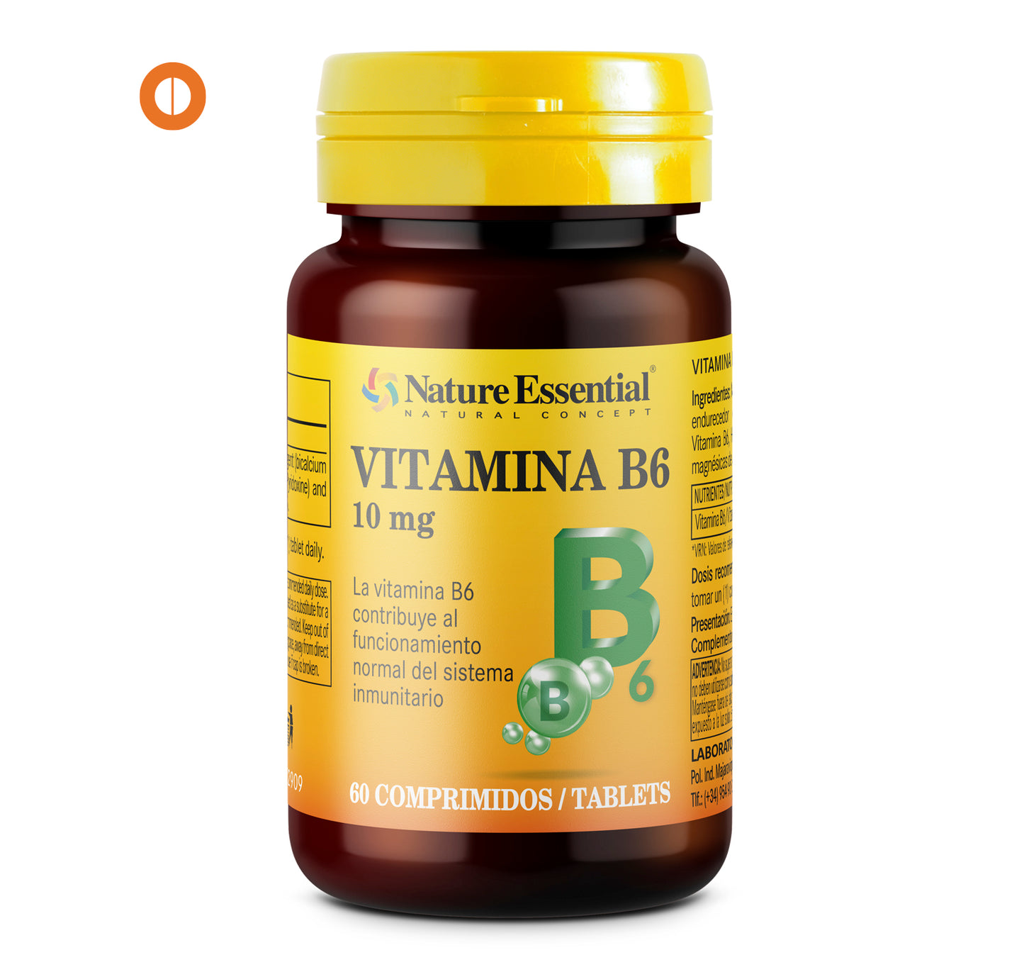 Витамин В6 10 мг Nature Essential для здоровья, 60 дней