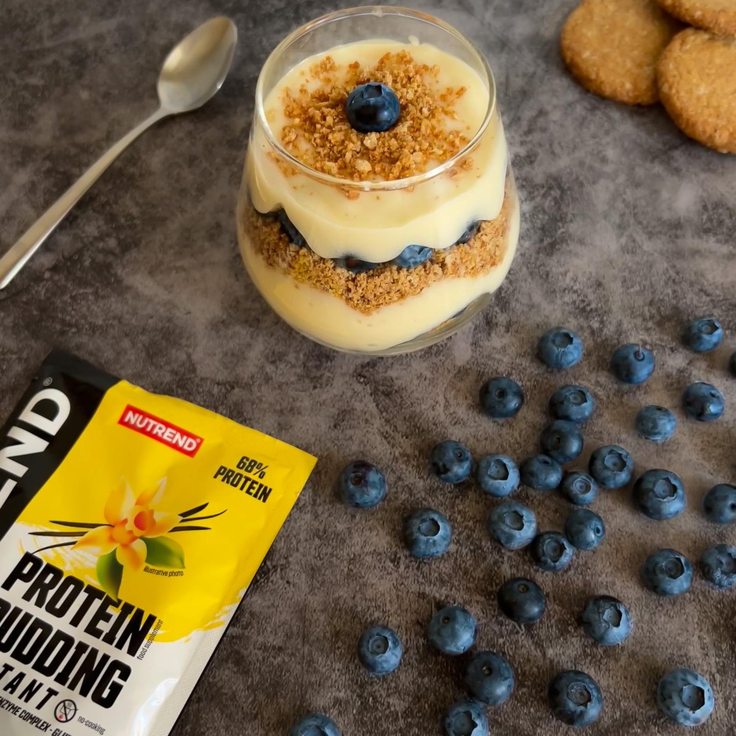 Белковый пудинг с высоким содержанием протеина