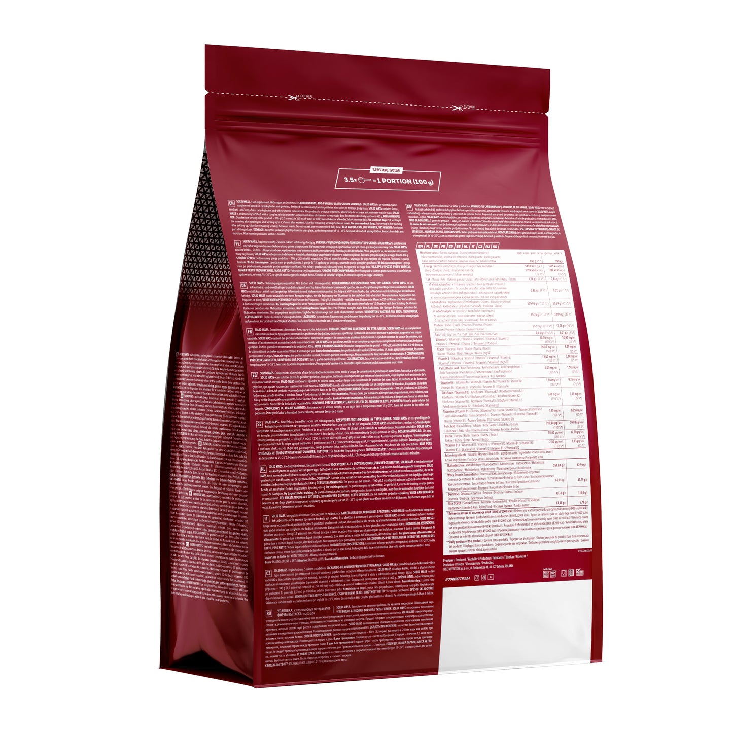 Гейнер Solid Mass для набора мышечной массы