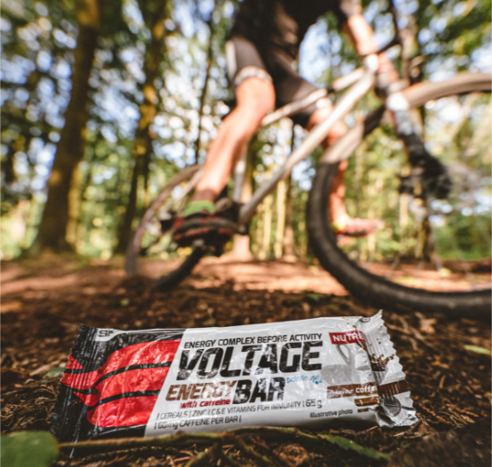 VOLTAGE ENERGY BAR WITH CAFFEINE, 65 g