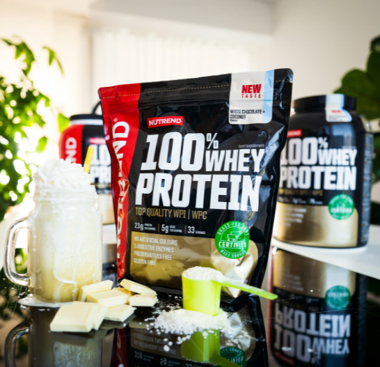 100% WHEY PROTEIN, сывороточный протеин для роста мышц