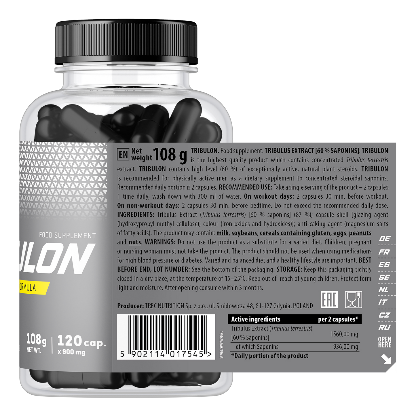 Тестостероновый бустер Tribulon для повышения тестостерона