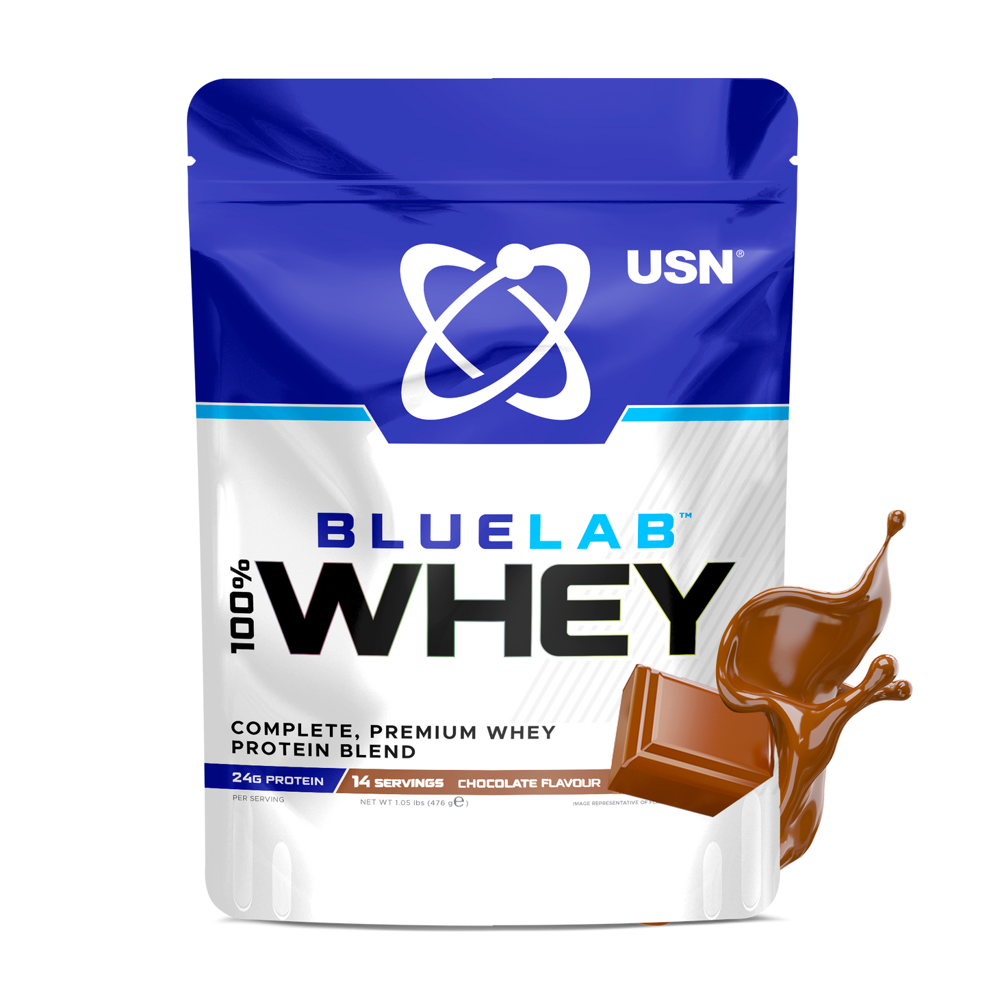 Сывороточный протеин USN Blue Lab Whey для роста мышц