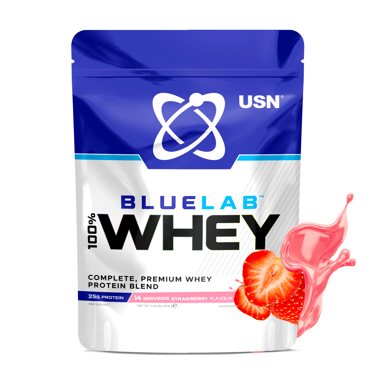 Сывороточный протеин USN Blue Lab Whey для роста мышц