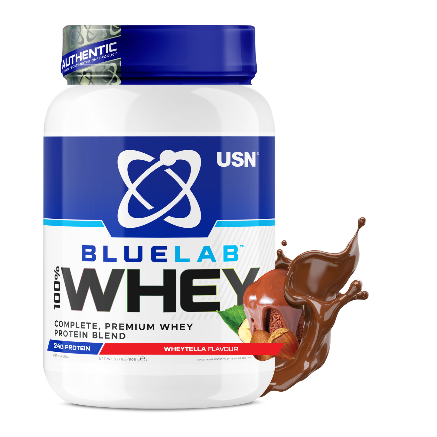 Сывороточный протеин USN Blue Lab Whey, 25 г для роста мышц