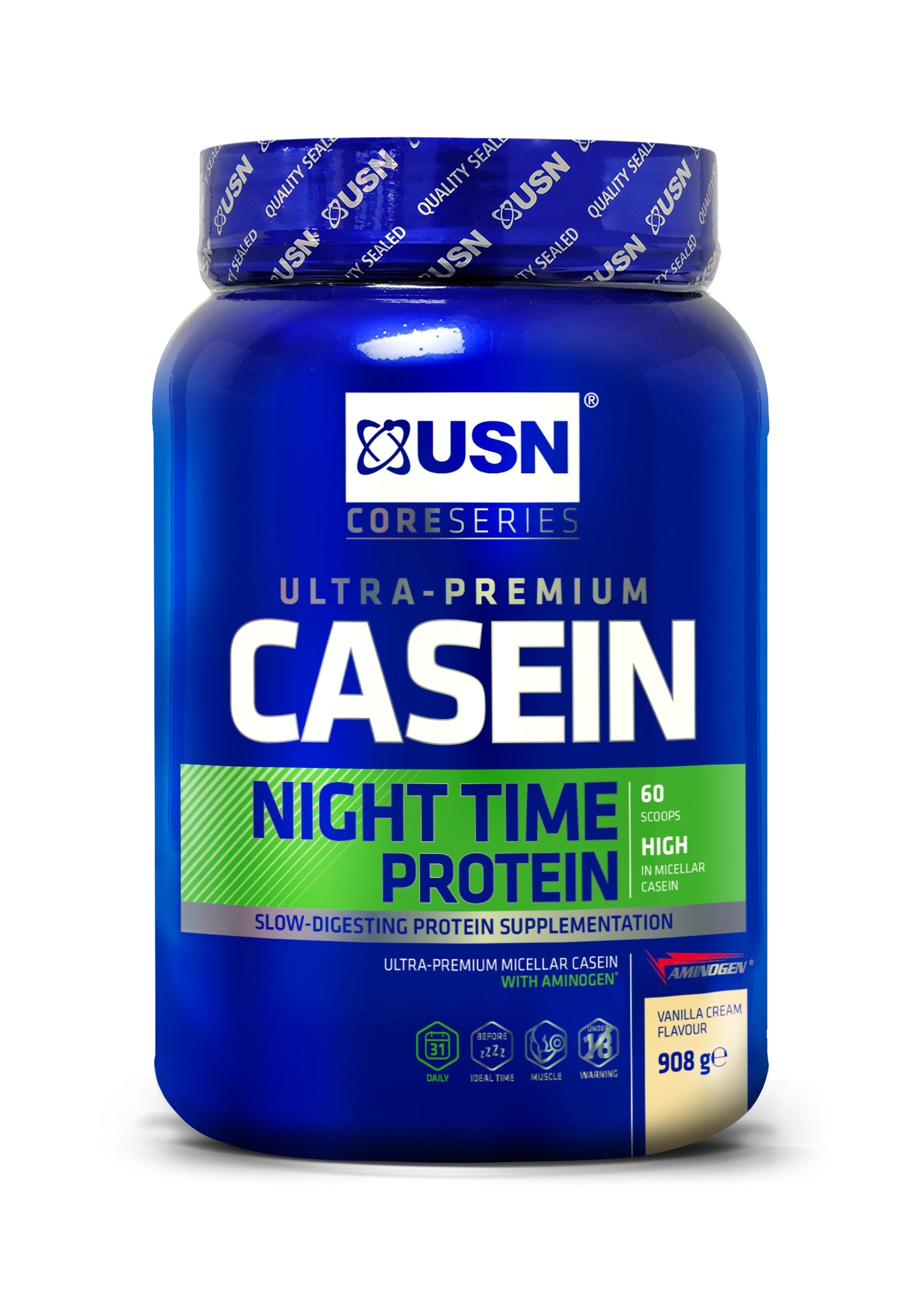 USN Premium 8 Hour Casein, протеин для ночного восстановления