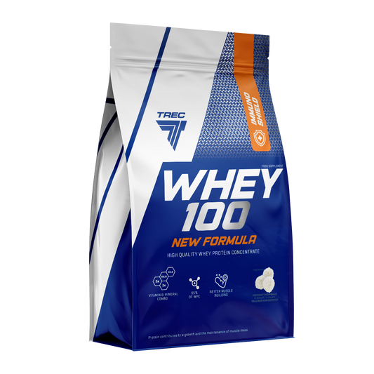 Протеин TREC NUTRITION WHEY 100 для роста мышц