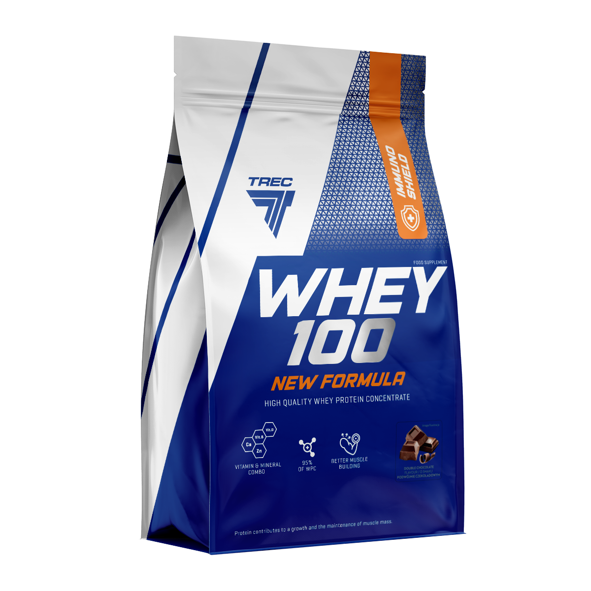 Протеин TREC NUTRITION WHEY 100 для роста мышц