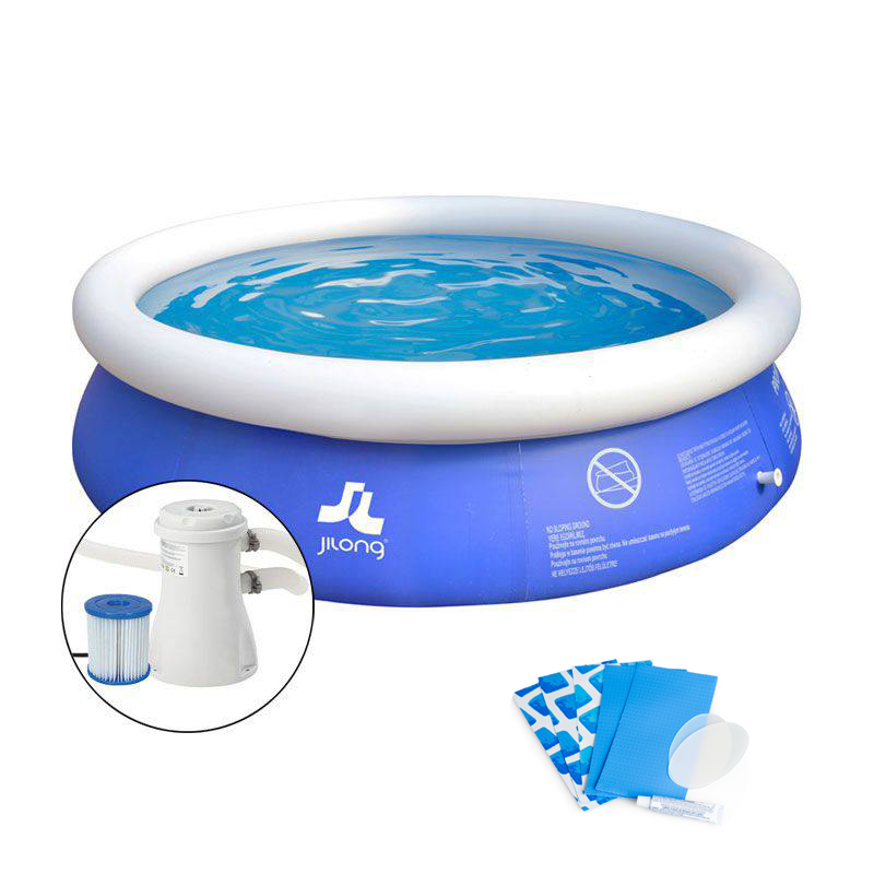 Надувной бассейн Round Steel Frame Pool, 300 х 76 см