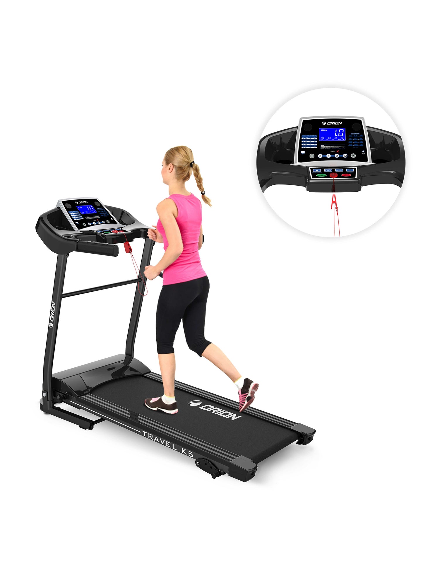 Беговая дорожка с компьютером и ЖК-дисплеем