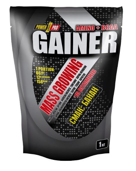 Gainer Amino+BCAA от Power Pro, гейнер для набора массы