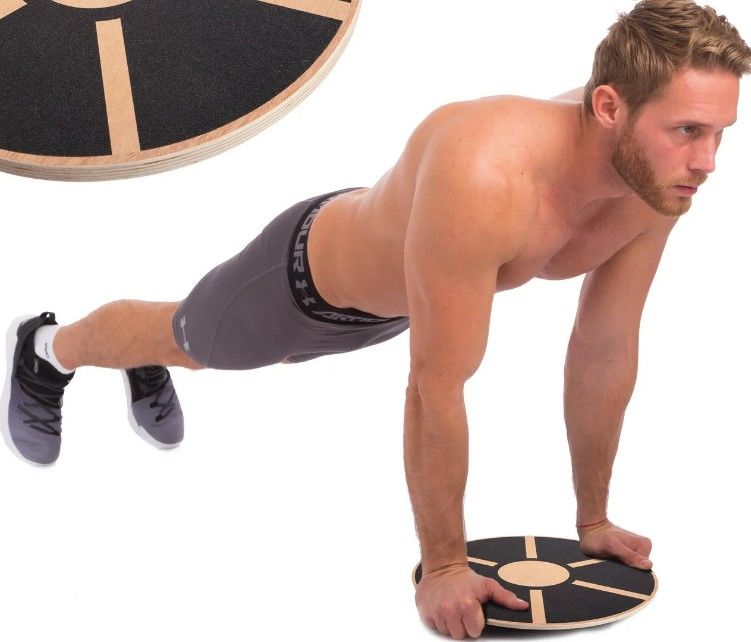 Балансировочная диск wooden balance board (bb005)