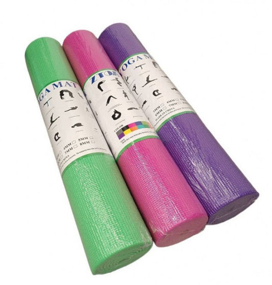 Коврик для йоги из ПВХ, толщина 0,6 см