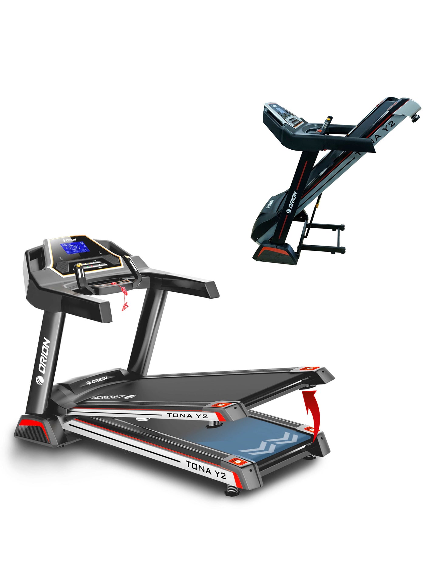 Беговая дорожка с LCD дисплеем и мотором 2,5 л.с