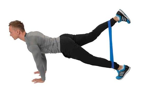 Резинка для фитнеса GU04 HMS, улучшение тонуса мышц