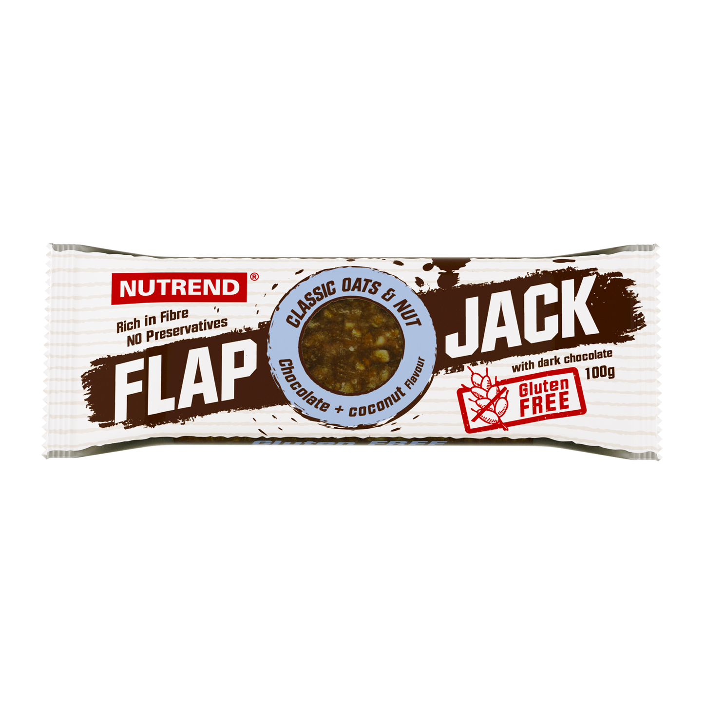 Flapjack батончик без глютена с клетчаткой