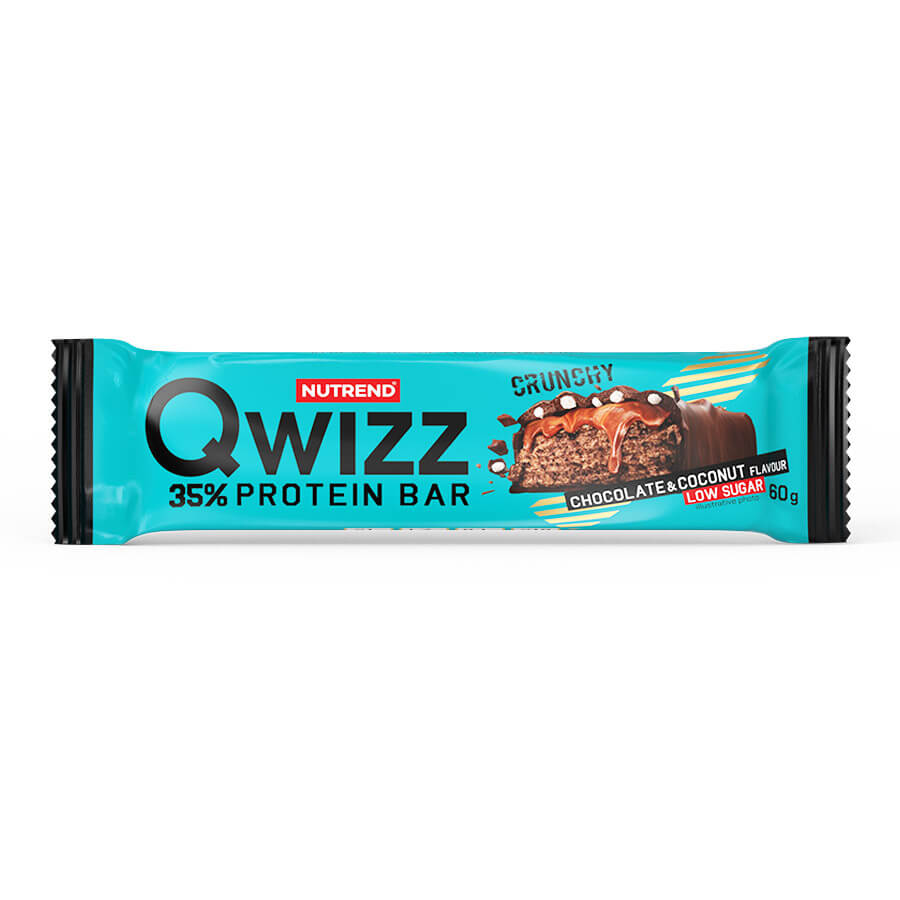 Хрустящий протеиновый батончик QWIZZ BAR с 21 г белка