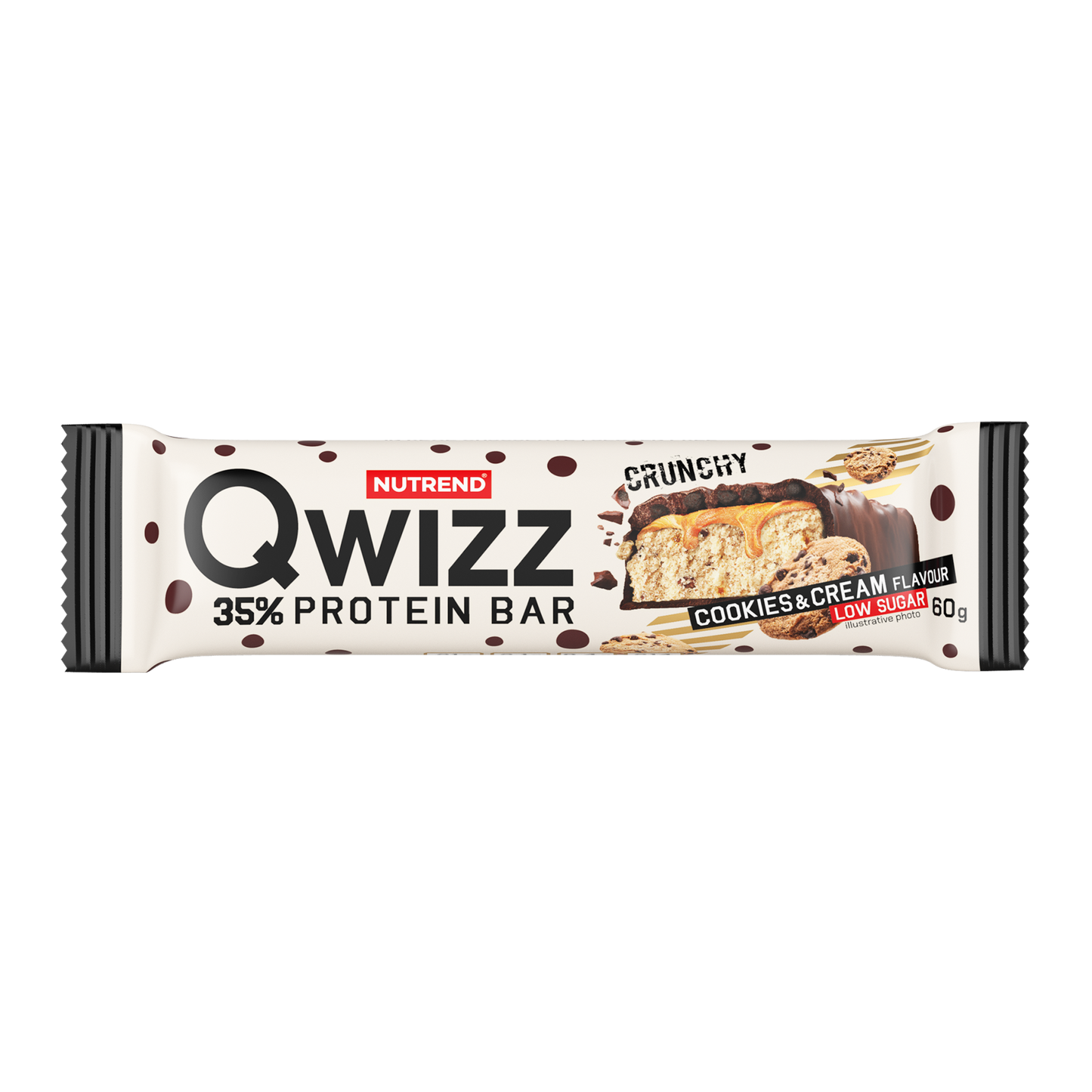 Хрустящий протеиновый батончик QWIZZ BAR с 21 г белка