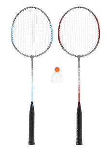 Badminton set nrz002 steel /  2 rockets + shuttlecocks nils 14-20-366