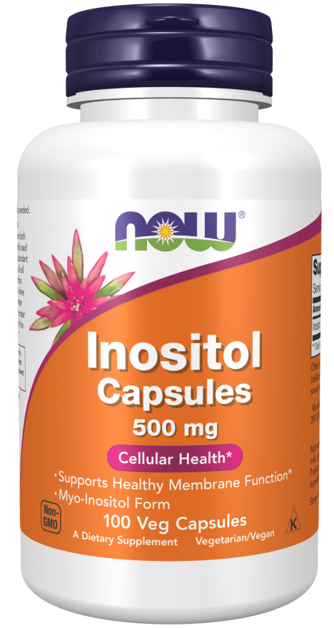 Now Foods, Inozitol 500 mg, 100 capsule