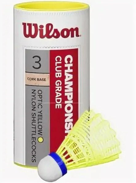 Воланчики для бадминтона (3 шт.) wilson championship 1