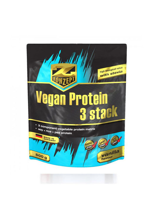 Vegan Protein 3 Stack, протеин для веганов и вегетарианцев