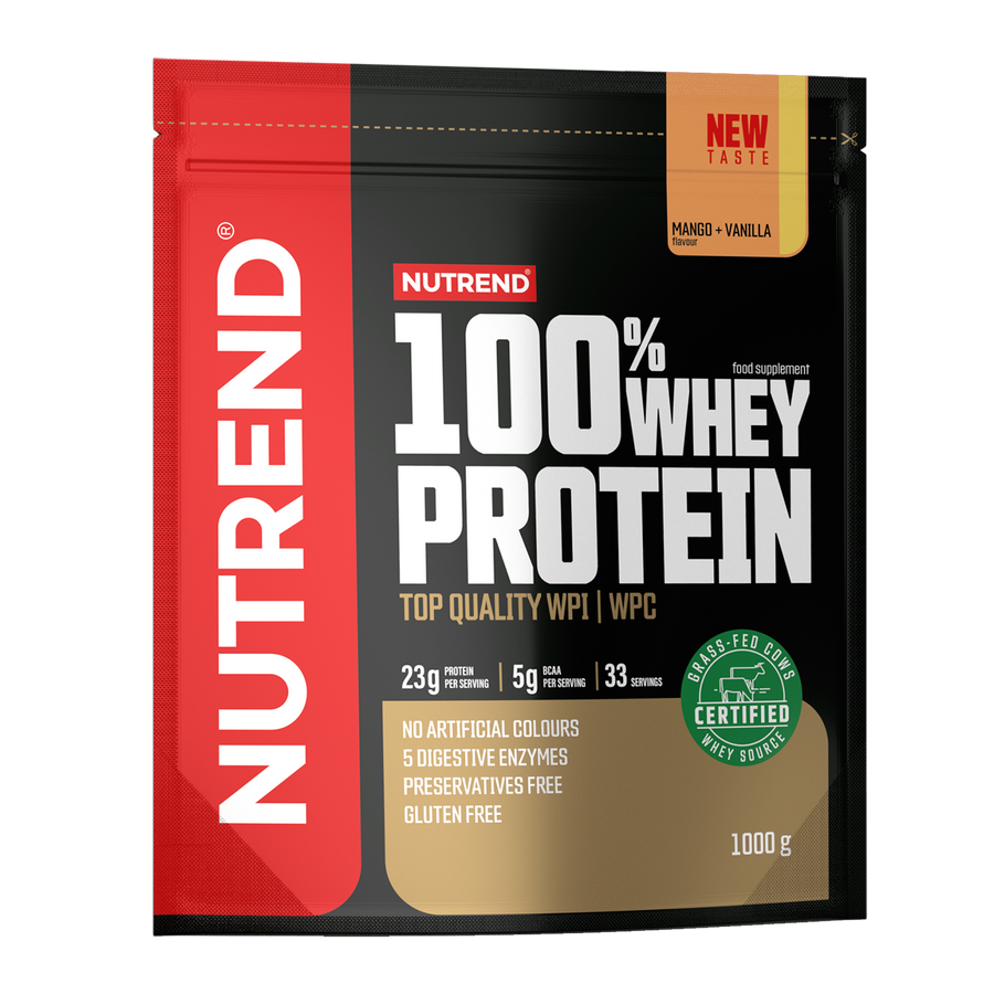 100% WHEY PROTEIN, сывороточный протеин для роста мышц
